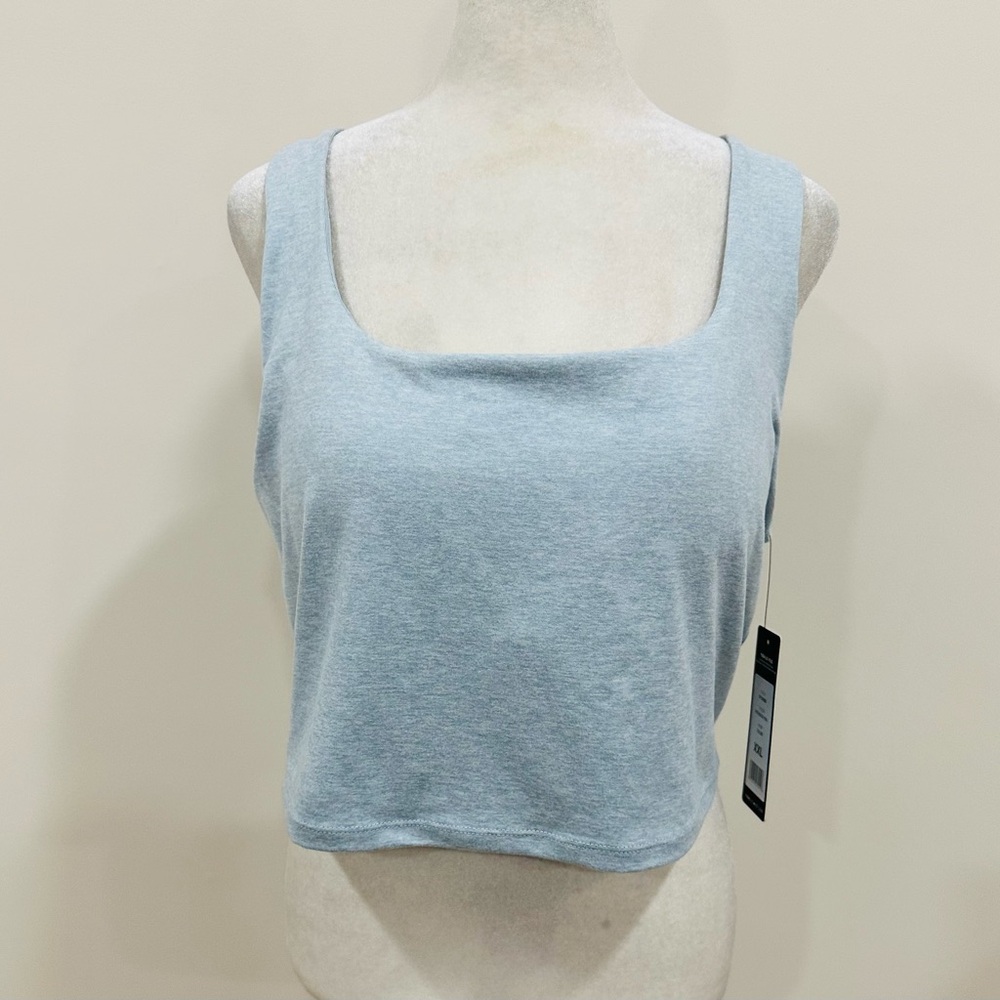 NWT Yogalicious Seamless Addie Crop Tank Blue Women’s XXL